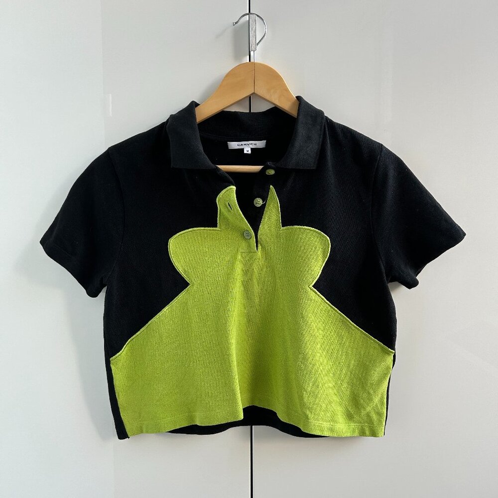 Cropped Carven polo shirt - size M